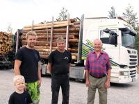Tømmerkjørere i tre generasjoner