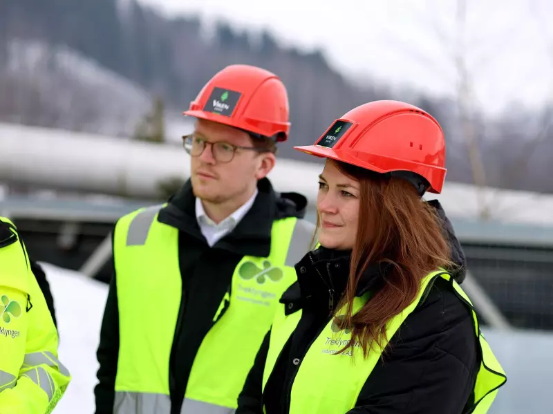 Næringsministeren på besøk i Treklyngen Industripark