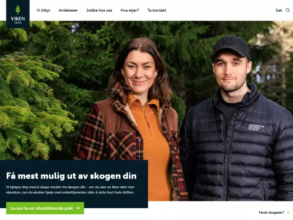 Viken Skog har fått nye nettsider